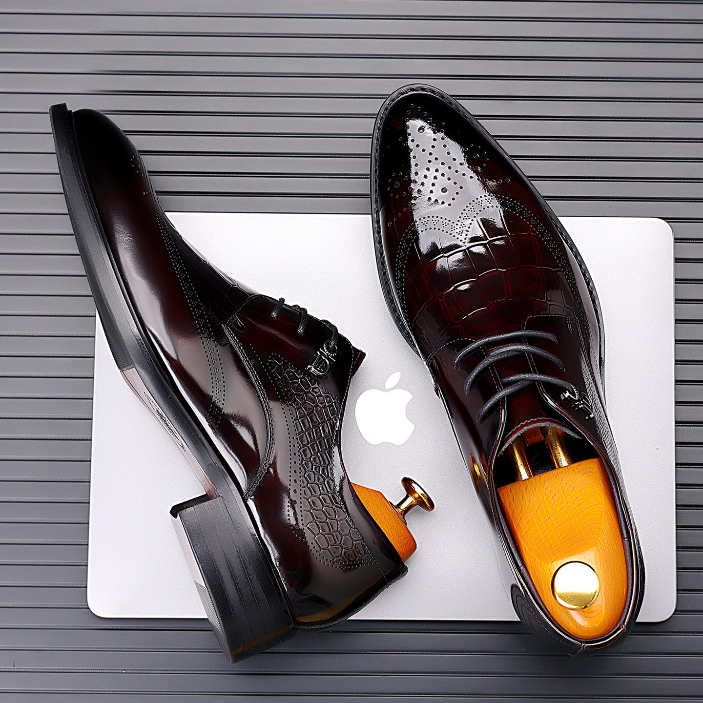 Mens Formal Leather Brogue Shoes