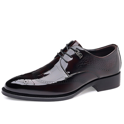 Mens Formal Leather Brogue Shoes