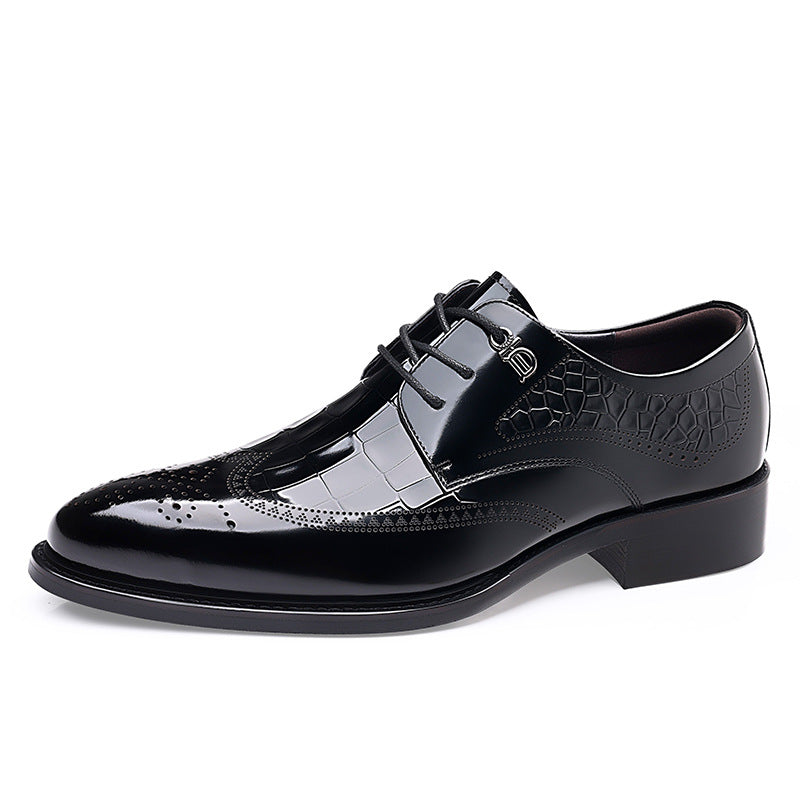 Mens Formal Leather Brogue Shoes