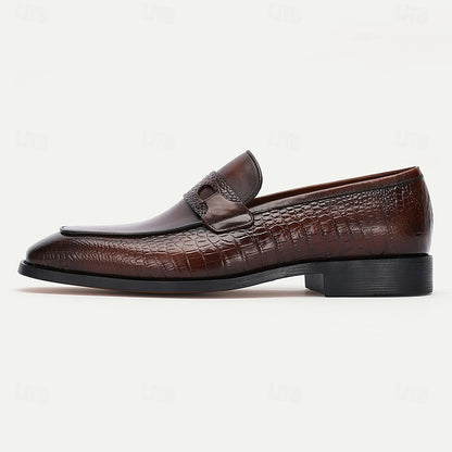 Mens Formal Leather Penny Loafers