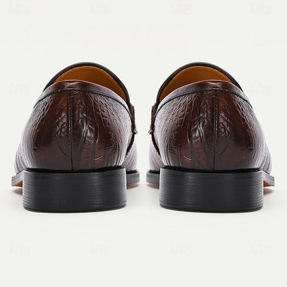 Mens Formal Leather Penny Loafers