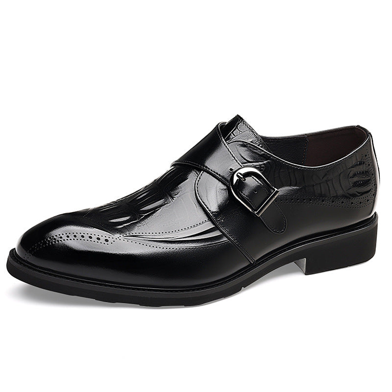 Mens Genuine Leather Business Casual Shoes