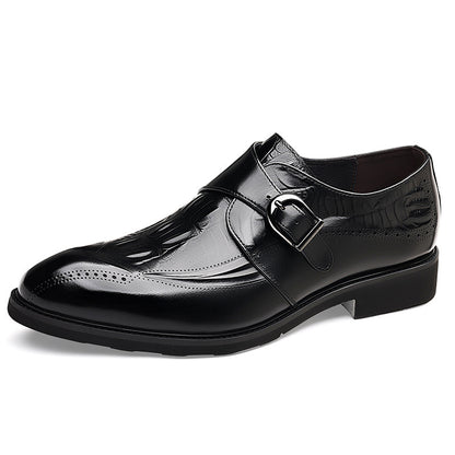 Mens Genuine Leather Business Casual Shoes