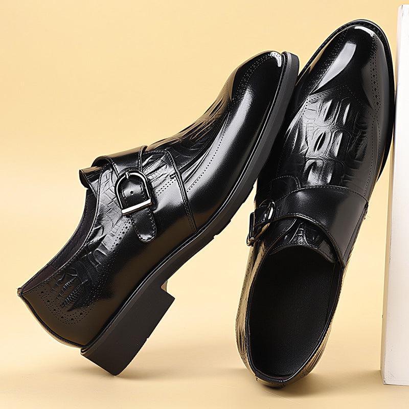 Mens Genuine Leather Business Casual Shoes