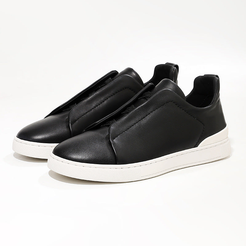 Mens Genuine Leather Casual Loafers