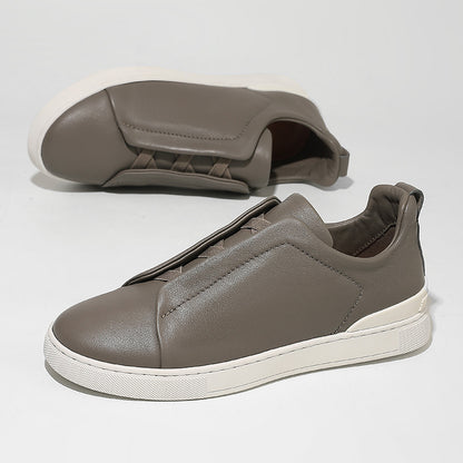 Mens Genuine Leather Casual Loafers