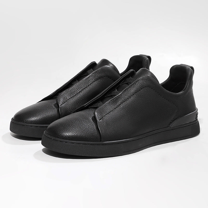 Mens Genuine Leather Casual Loafers