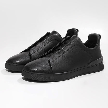 Mens Genuine Leather Casual Loafers