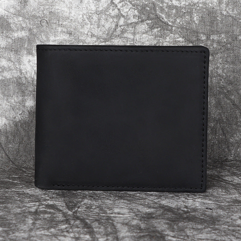 Mens Genuine Leather Horizontal Wallet