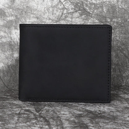 Mens Genuine Leather Horizontal Wallet