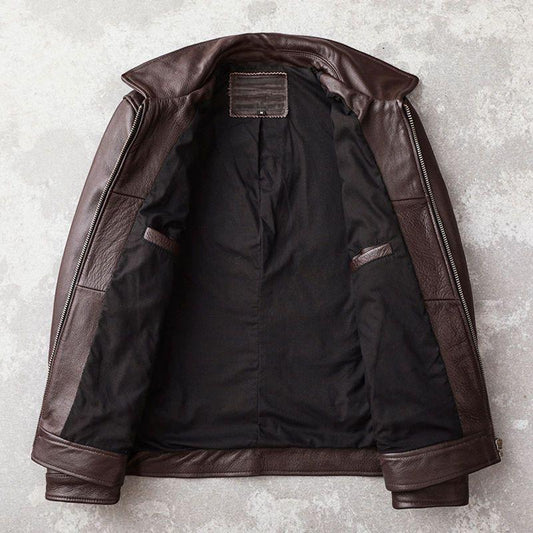 Mens Genuine Leather Jacket