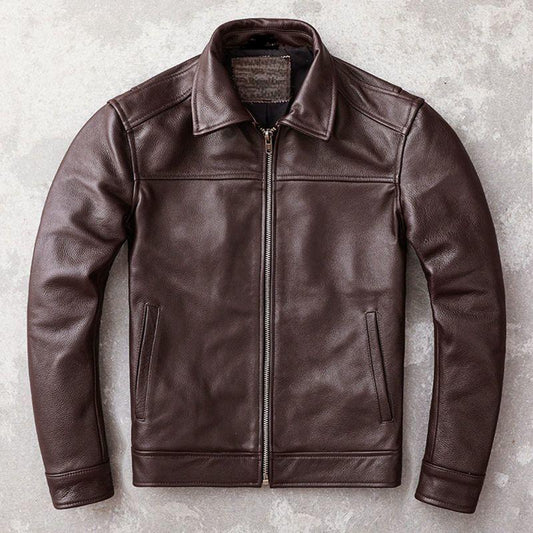 Mens Genuine Leather Jacket