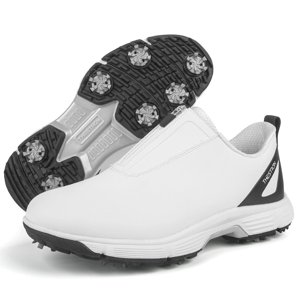 Mens Golf Shoes Spiked Spikeless Sports Casual