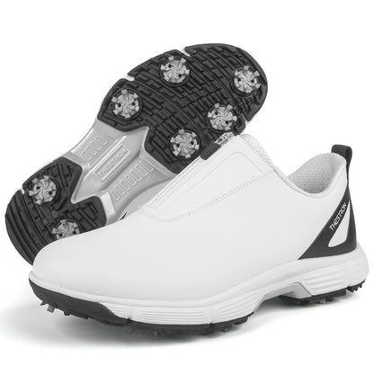 Mens Golf Shoes Spiked Spikeless Sports Casual