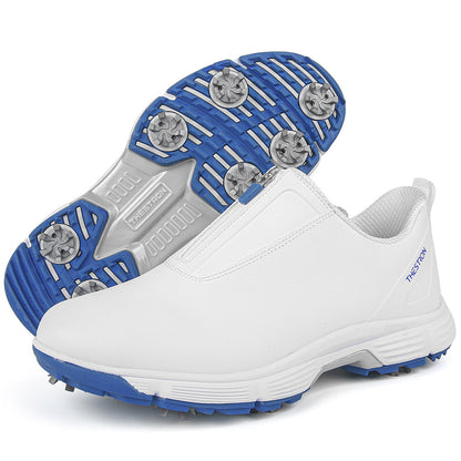 Mens Golf Shoes Spiked Spikeless Sports Casual