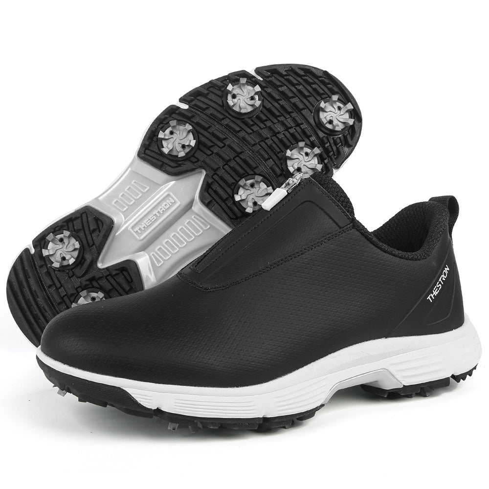 Mens Golf Shoes Spiked Spikeless Sports Casual