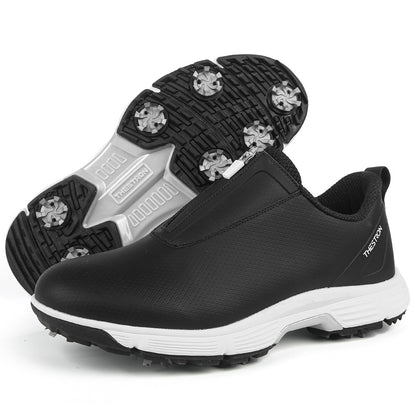 Mens Golf Shoes Spiked Spikeless Sports Casual