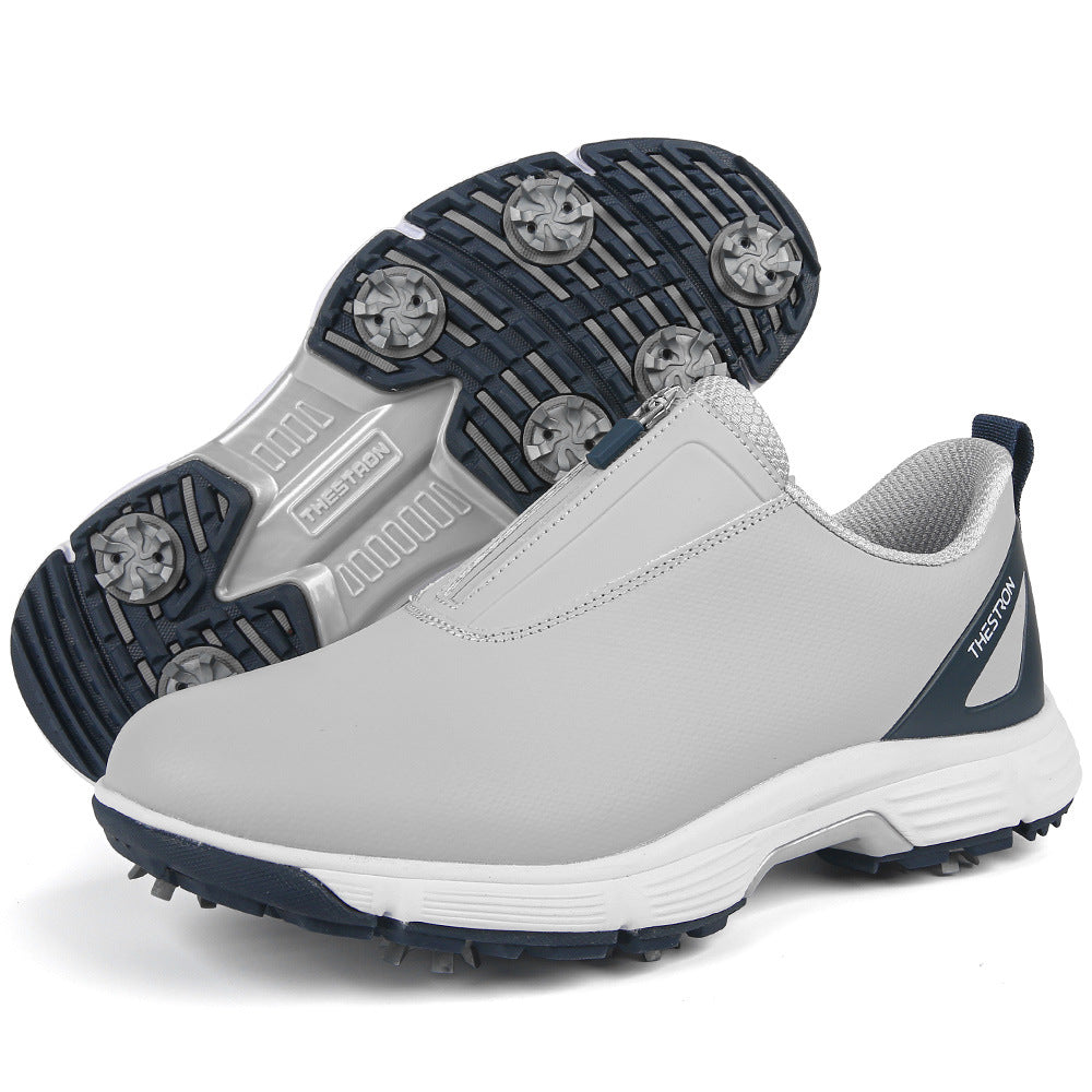 Mens Golf Shoes Spiked Spikeless Sports Casual