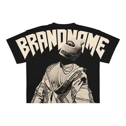 Mens Graphic Print Cotton T-shirt