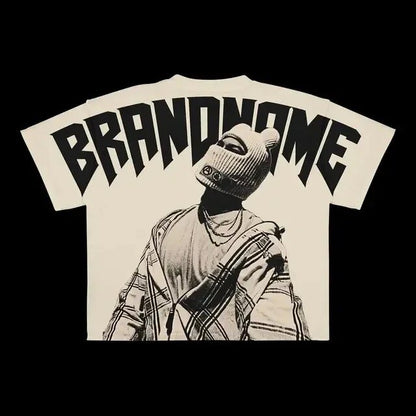 Mens Graphic Print Cotton T-shirt