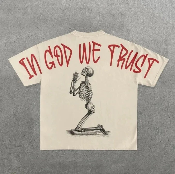 Mens Graphic Print Cotton T-shirt