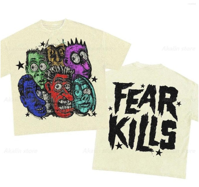 Mens Graphic Print Cotton T-shirt