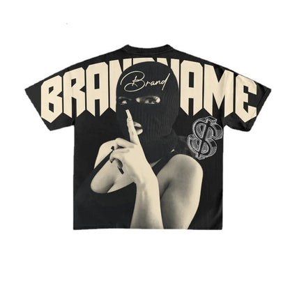 Mens Graphic Print Cotton T-shirt
