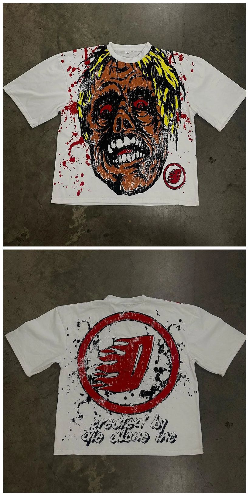 Mens Graphic Print Cotton T-shirt