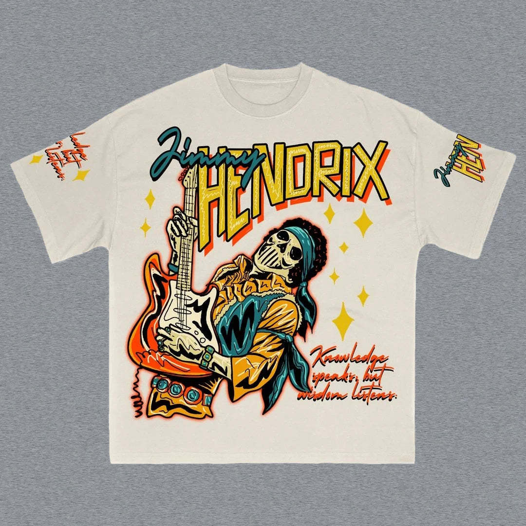 Mens Graphic Print Cotton T-shirt