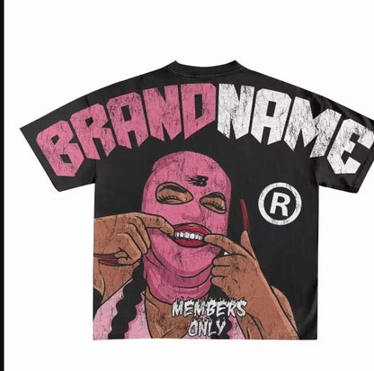 Mens Graphic Print Cotton T-shirt