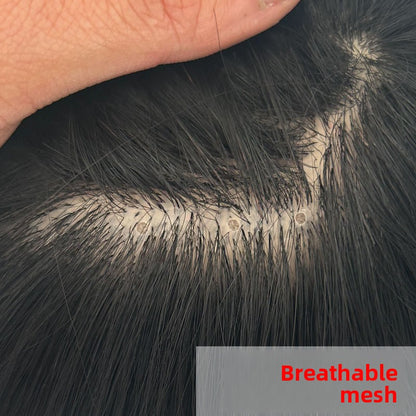Mens Hair Piece Real Human Hair