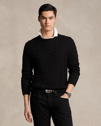 Mens Half Turtleneck Cotton Sweater