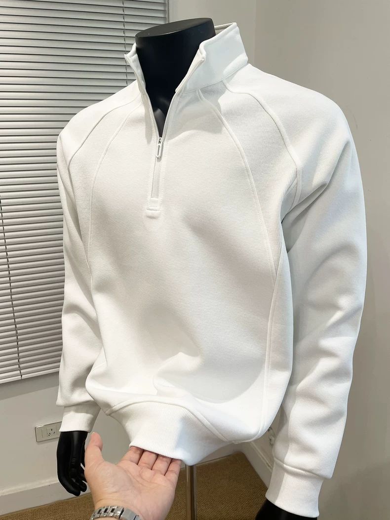 Mens Half Zip Pullover Sweatshirt