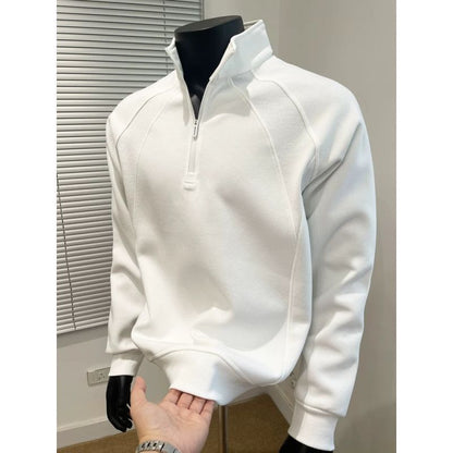 Mens Half Zip Pullover Sweatshirt
