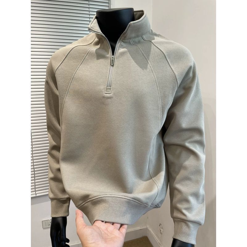 Mens Half Zip Pullover Sweatshirt