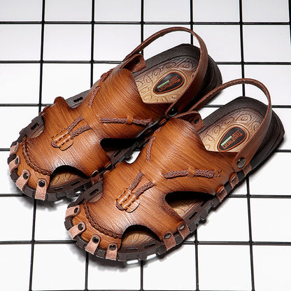 Mens Handmade Sandals Outdoor Casual