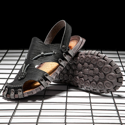 Mens Handmade Sandals Outdoor Casual