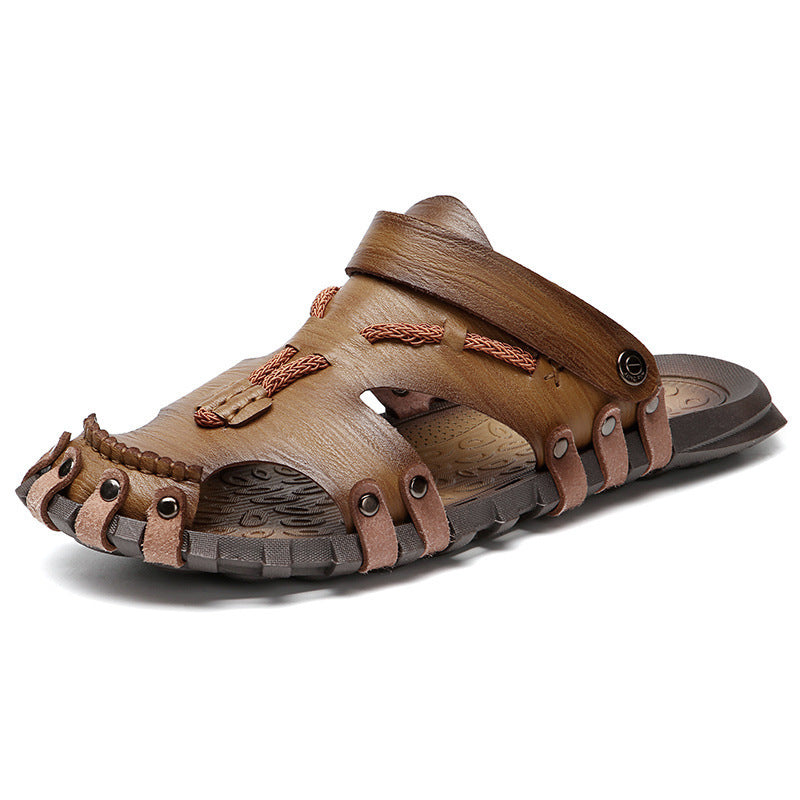 Mens Handmade Sandals Outdoor Casual