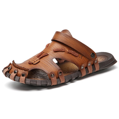 Mens Handmade Sandals Outdoor Casual