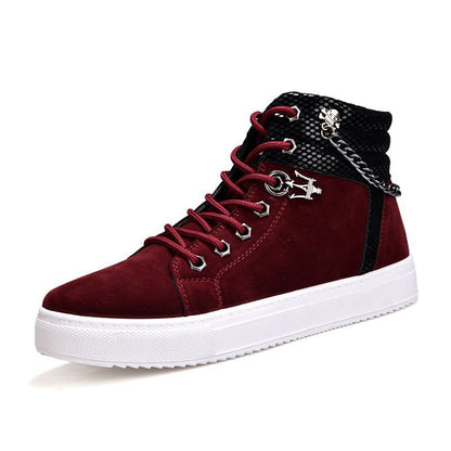 Mens High Top Casual Canvas Sneakers