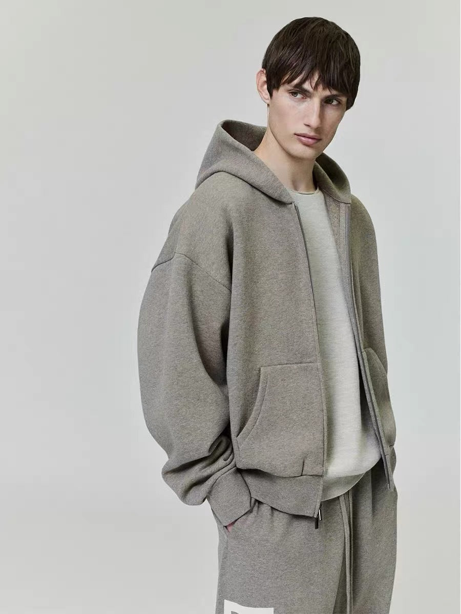 Mens Hooded Cardigan