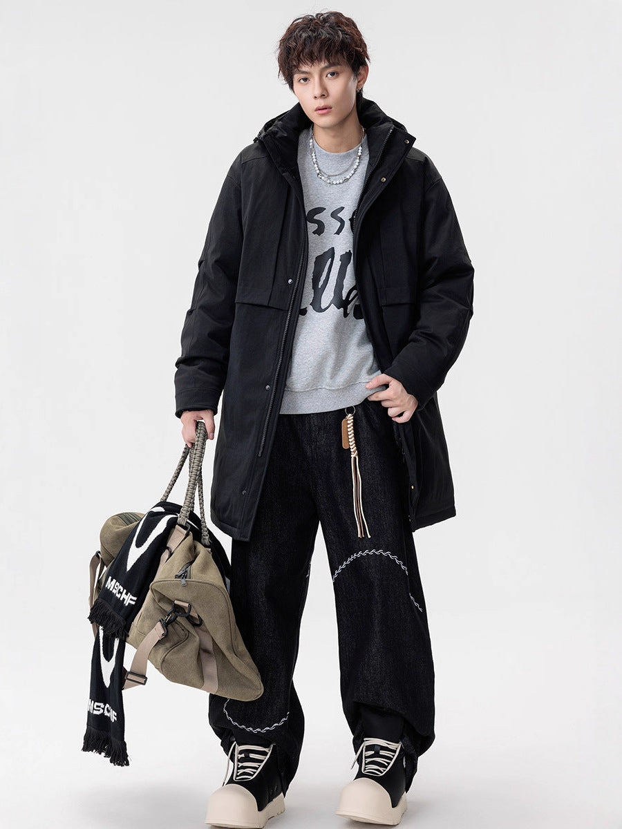 Mens Hooded Cotton Jacket