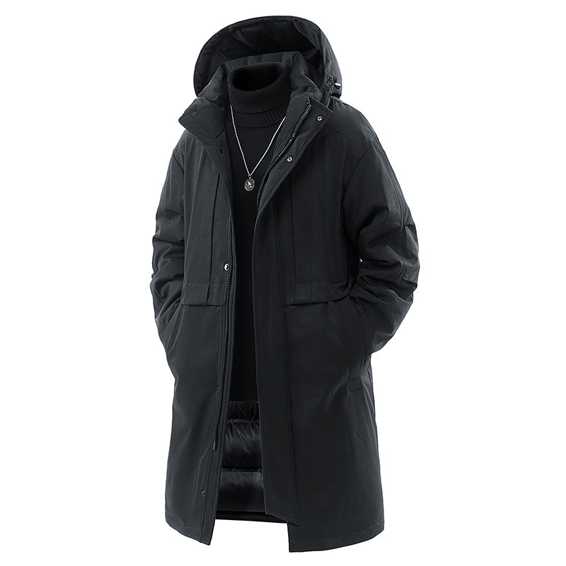 Mens Hooded Cotton Jacket