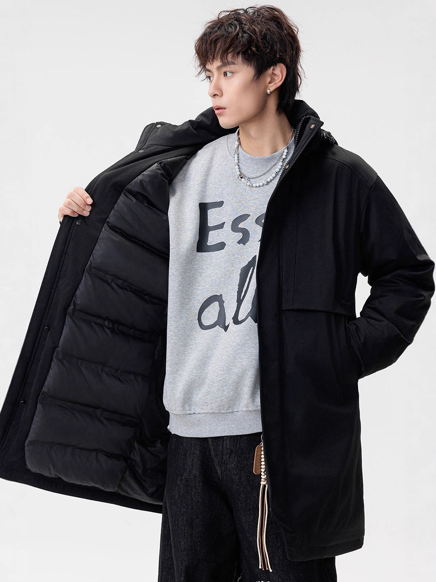 Mens Hooded Cotton Jacket