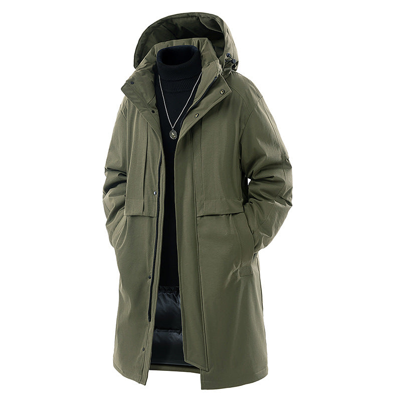 Mens Hooded Cotton Jacket