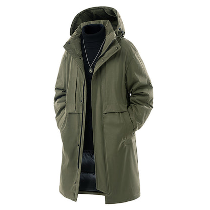 Mens Hooded Cotton Jacket