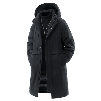 Mens Hooded Cotton Jacket