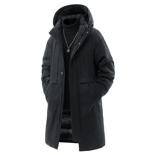 Mens Hooded Cotton Jacket