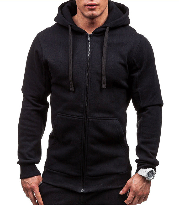Mens Hooded Fleece Lined Sweatshirt