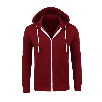 Mens Hooded Fleece Lined Sweatshirt